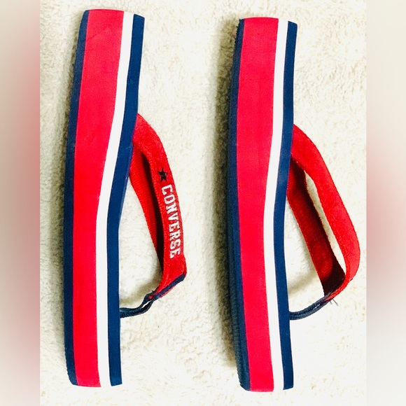 Converse Red white and blue unisex size 9 - Picture 9 of 10